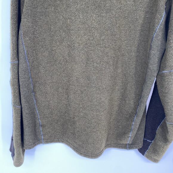 Kuhl Interceptor 1/4 Zip Mock Neck Pullover Green Fleece Men's Size XL - Picture 6 of 9